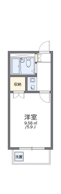 レオパレス洗足池第３ 間取り図