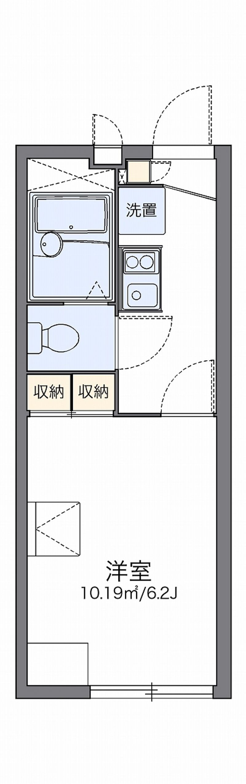 レオパレスＰｌｕｔｏｎｅ 間取図