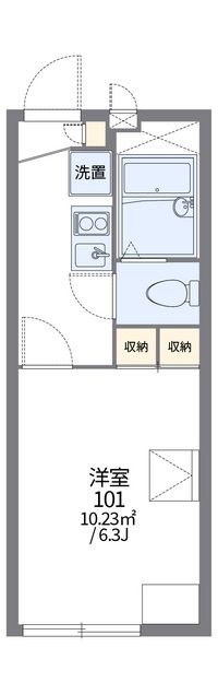 レオパレス相模が丘イースト 間取り図