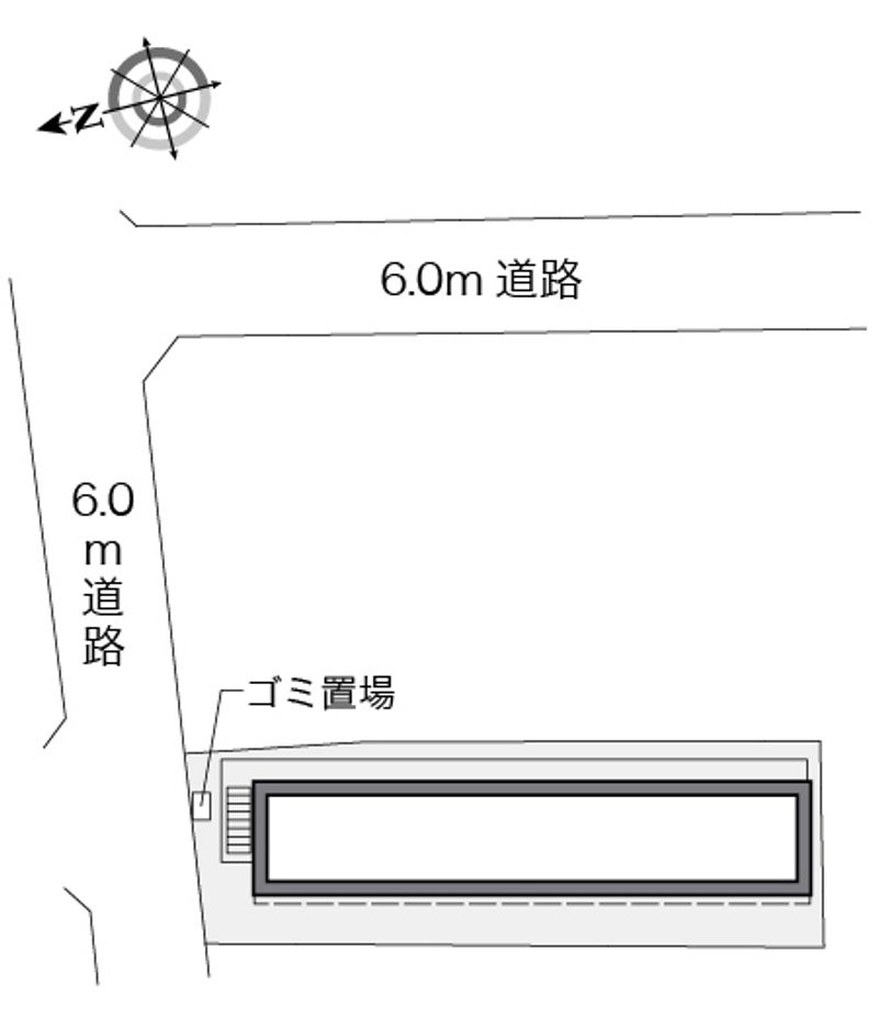 レオパレスフィールド　Ⅰ 配置図
