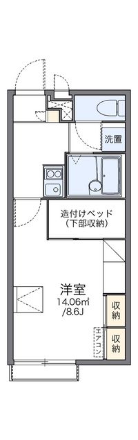 レオパレスサクラⅡ 間取り図