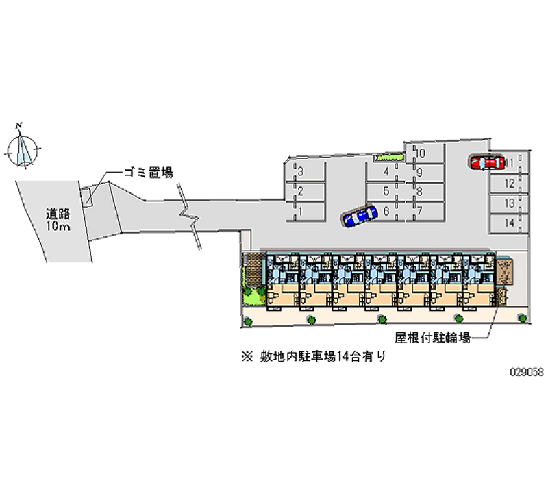 29058 Monthly parking lot