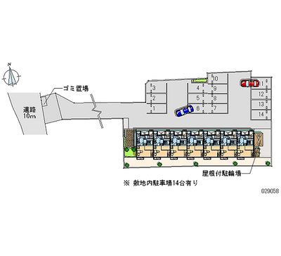 29058 Monthly parking lot