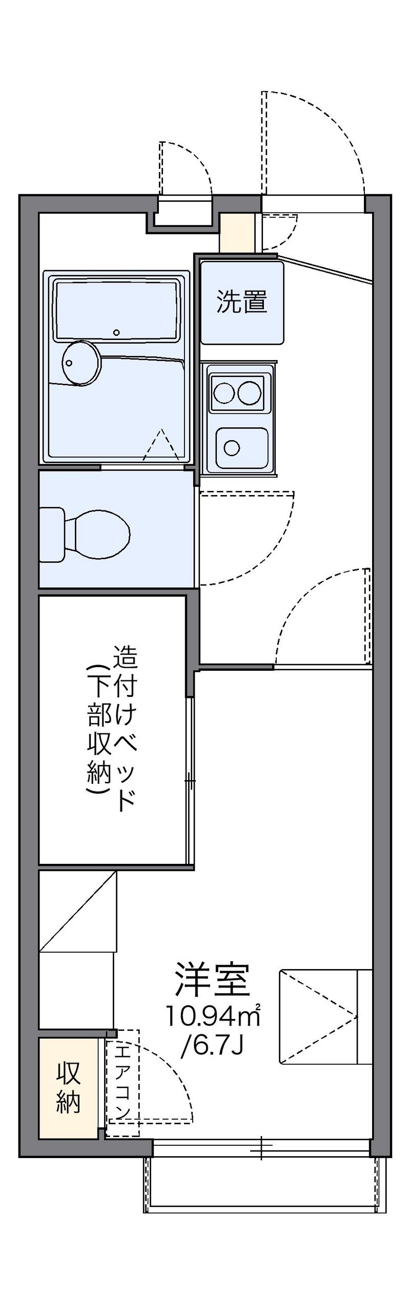 レオパレスｂｌｏｏｍⅡ 間取図