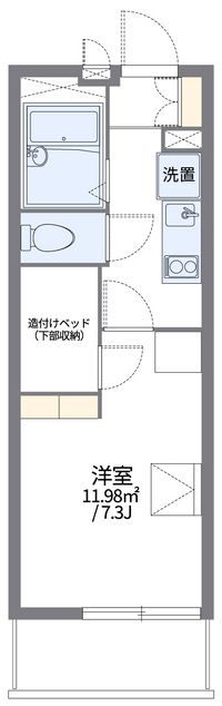 レオパレスネスト中百舌鳥Ⅱ 間取り図