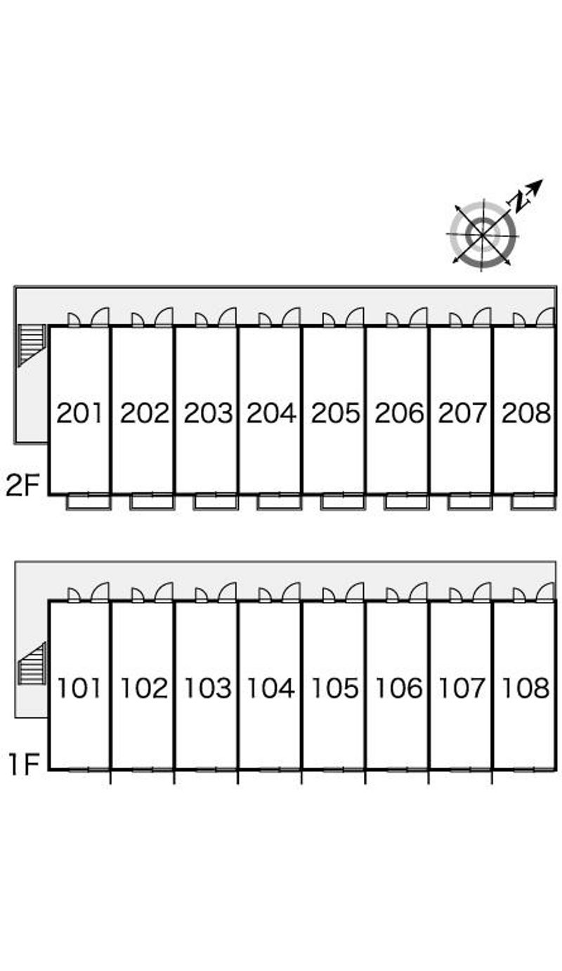 レオパレスエミネンス 間取配置図