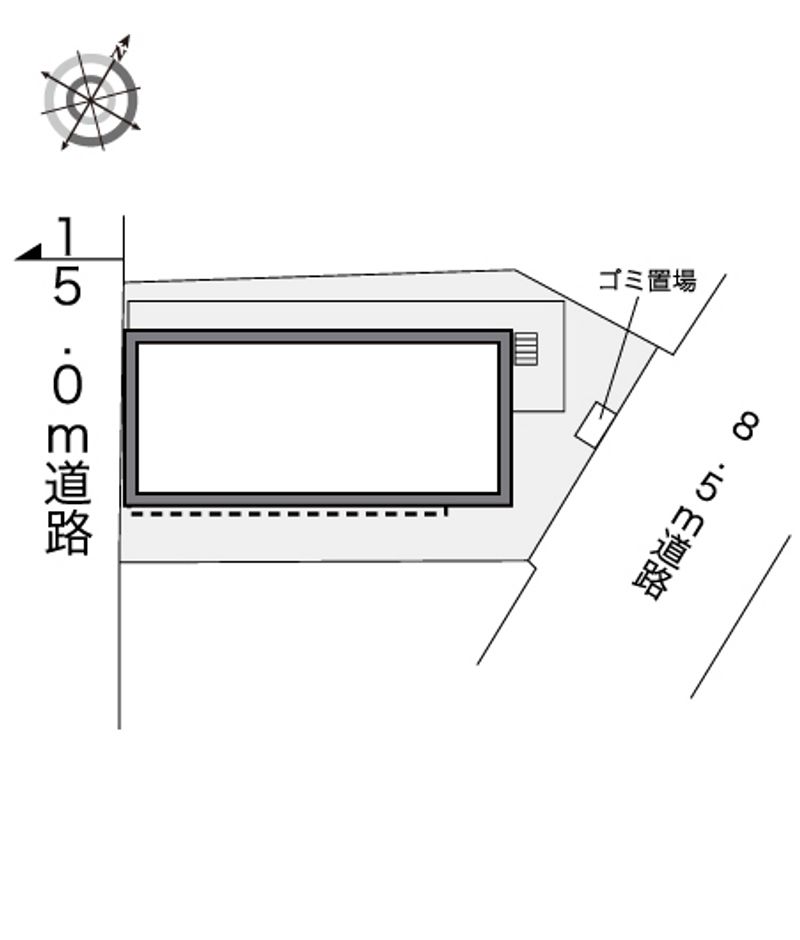 レオパレスひらかた 配置図