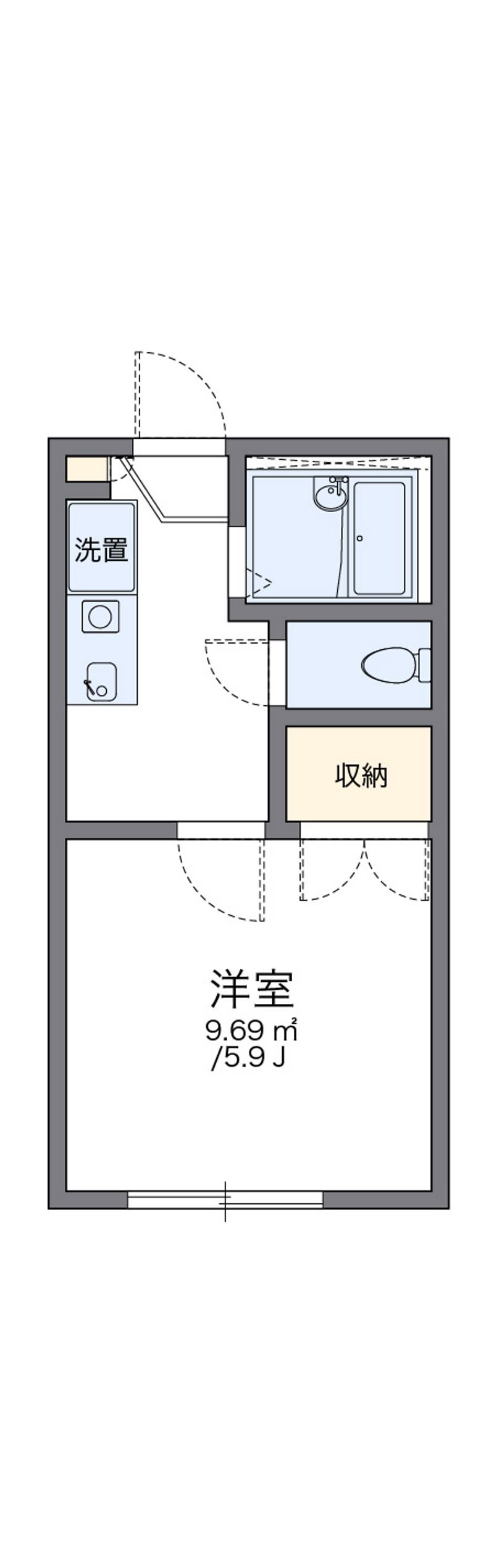 レオパレスＮｏｒｔｈＣｏｕｒｔ 間取図
