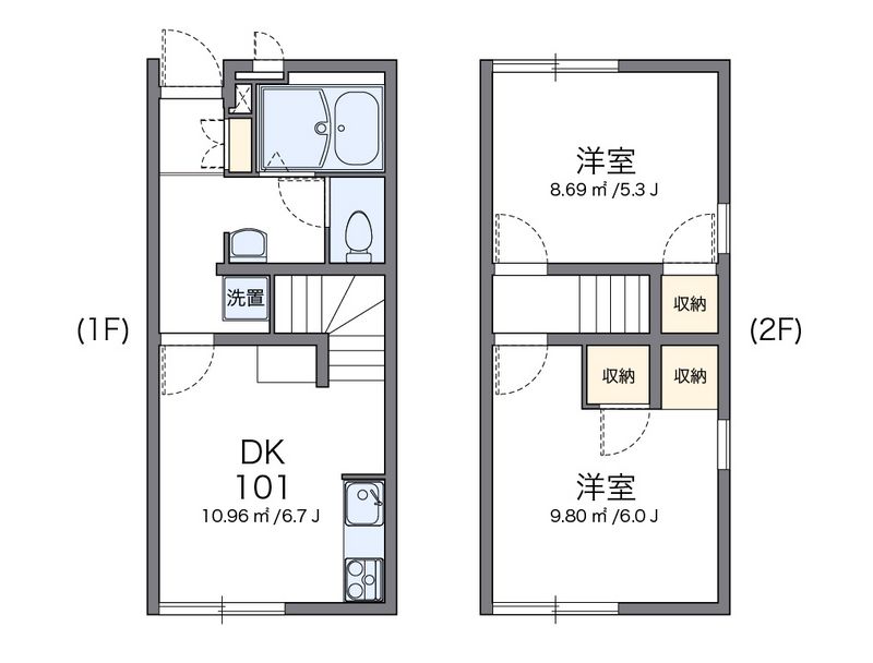 レオパレス室積Ⅱ 間取図