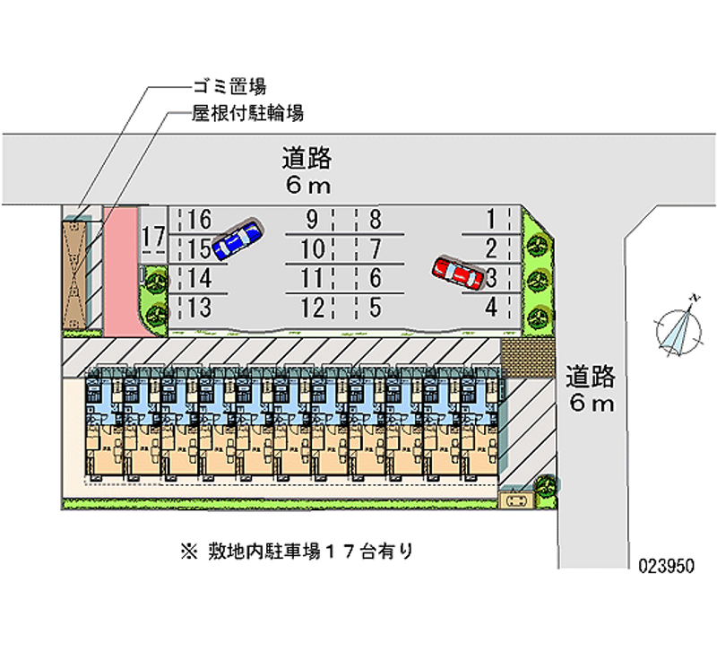 レオパレス国府 月極駐車場