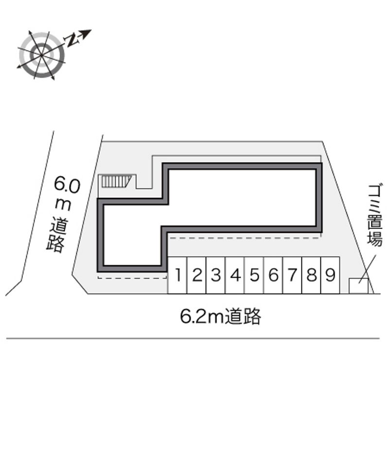 レオパレスＮ＆Ｈ 配置図