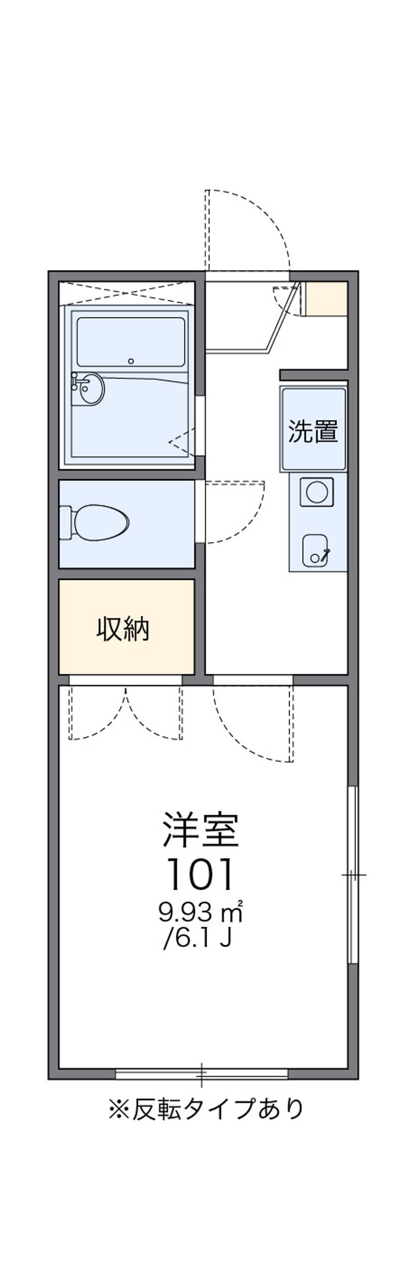 レオパレスエフハイム 間取図