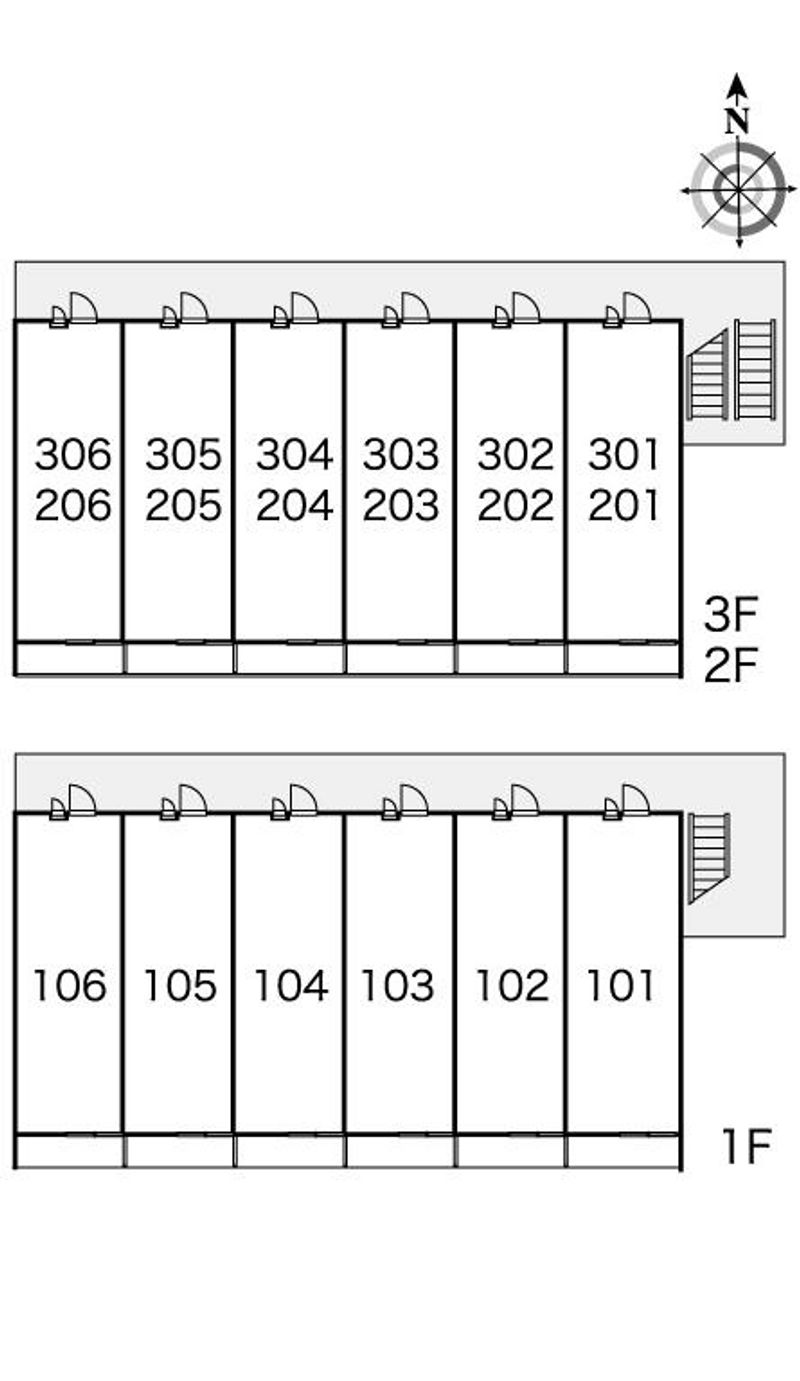 レオパレスアナトリア 間取り配置図