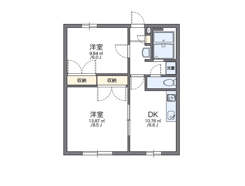 レオパレスＣＡＰＴＡＩＮ 間取図