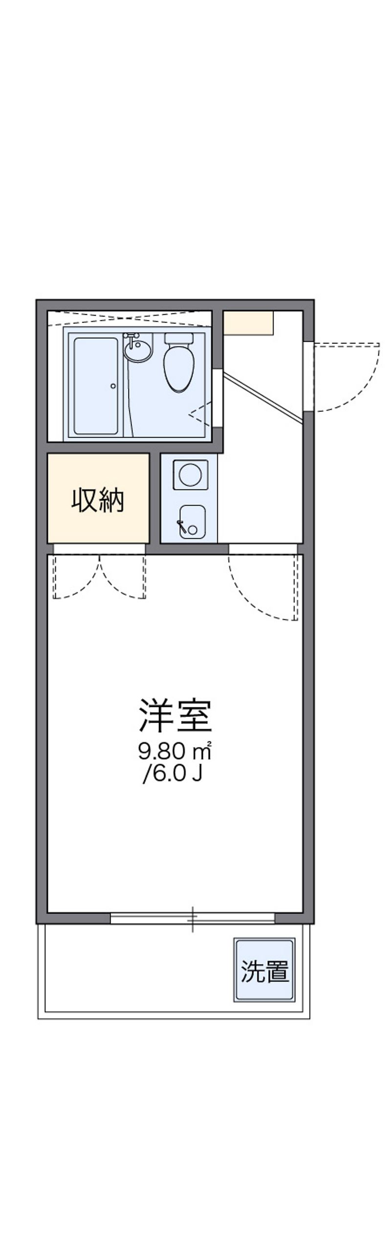 レオパレス瓢箪山第５ 間取り