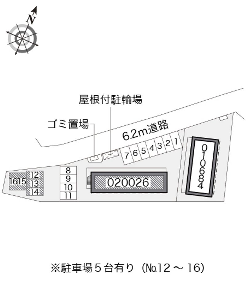 レオパレスアメジスト 配置図