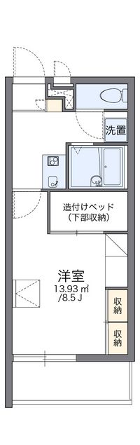 レオパレスＣＡＳＡみのまーじゅ 間取り図