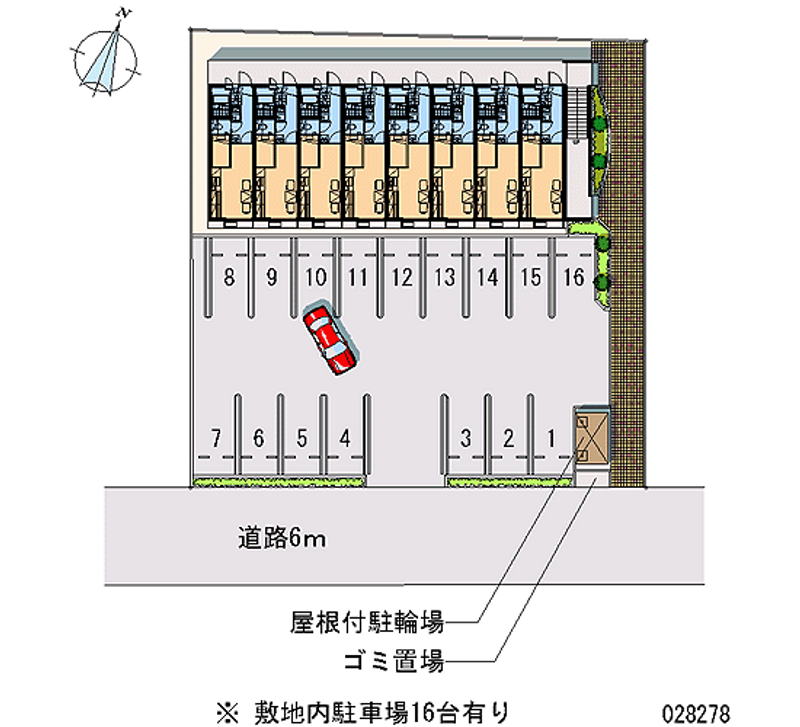 28278 Monthly parking lot