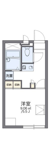 レオパレスグレイス 間取り図