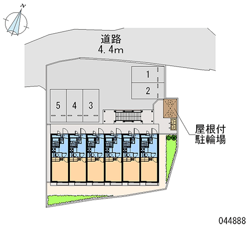 レオパレスあさひが丘 月極駐車場