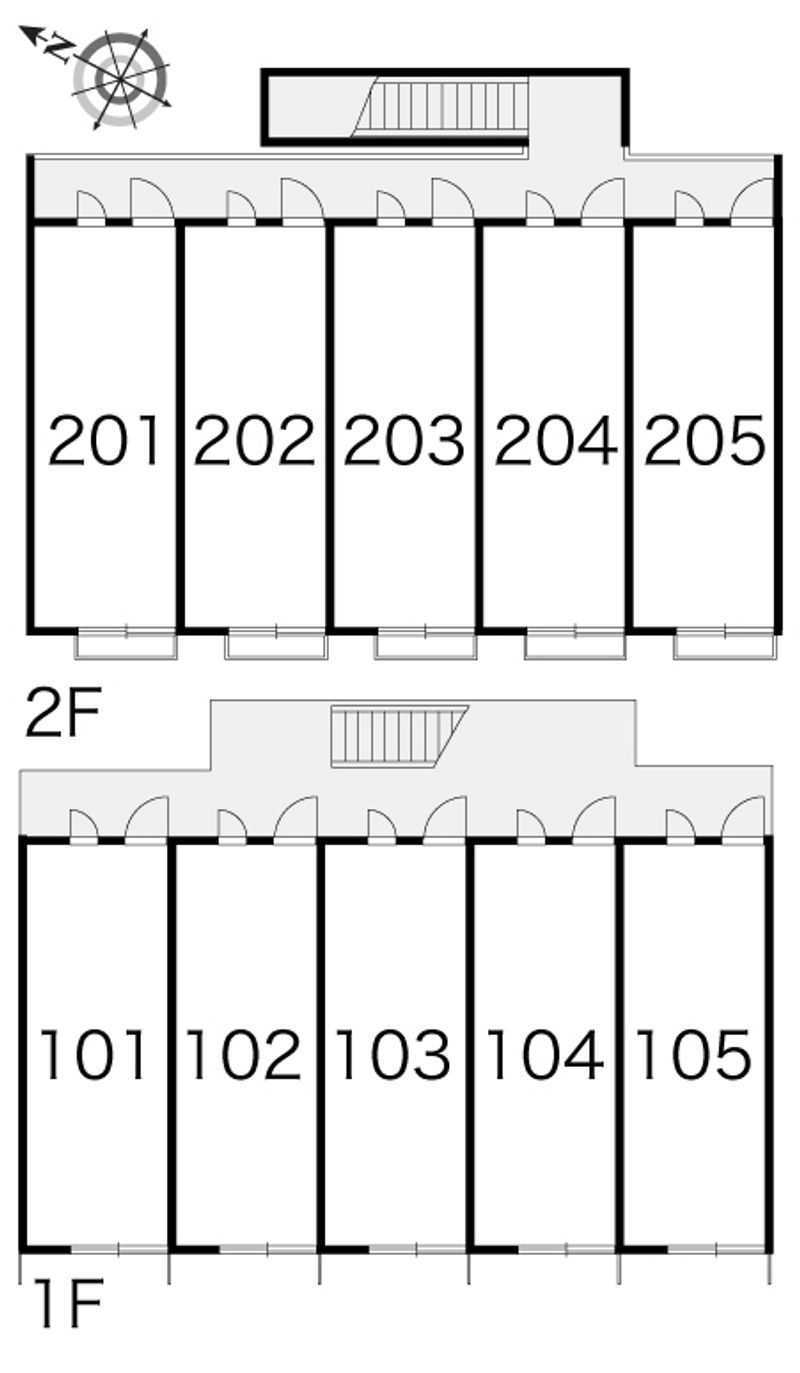レオパレスセレーヌ 間取配置図