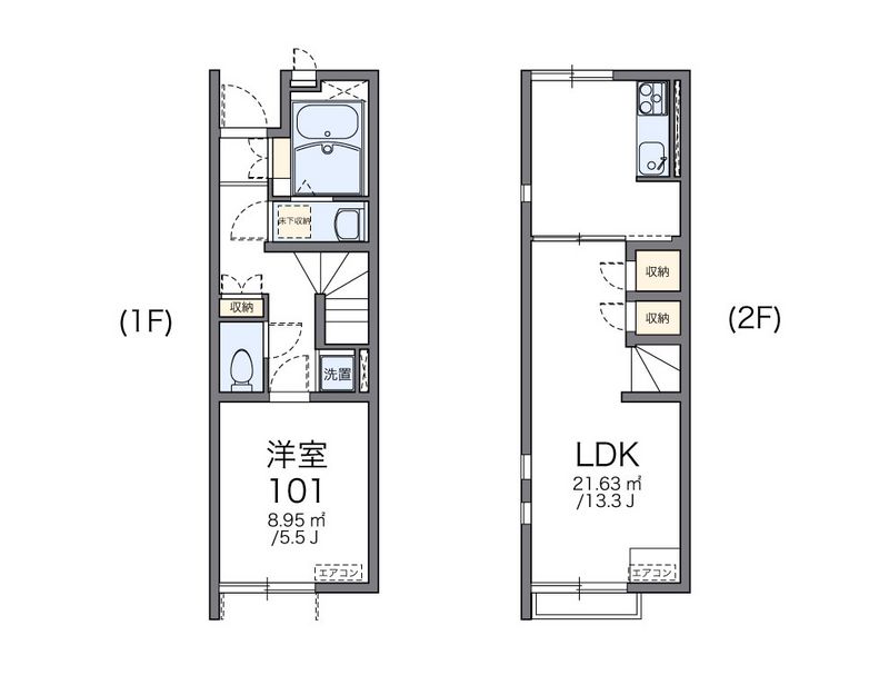 レオネクスト倉富 間取図