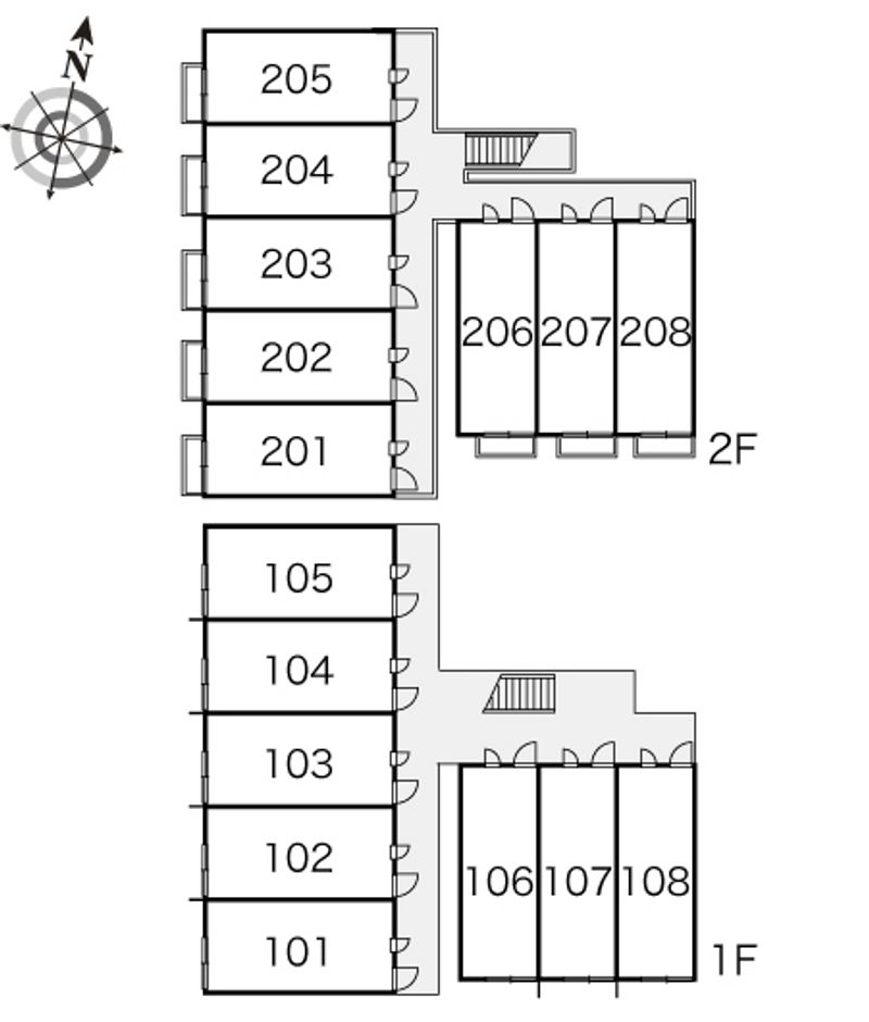 レオパレスアドバンテージ 間取配置図