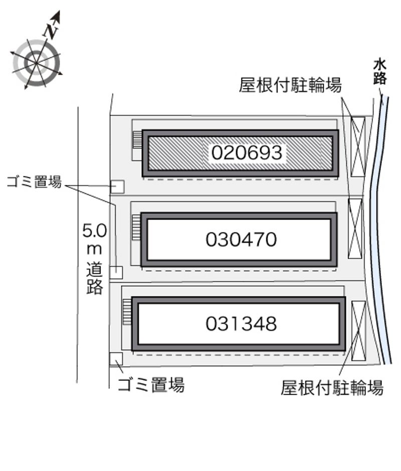 レオパレスアルビレオ 配置図
