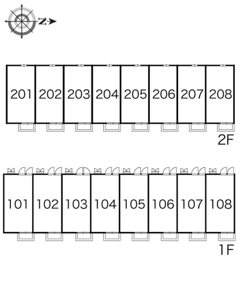 レオパレスカサペルデ 間取配置図