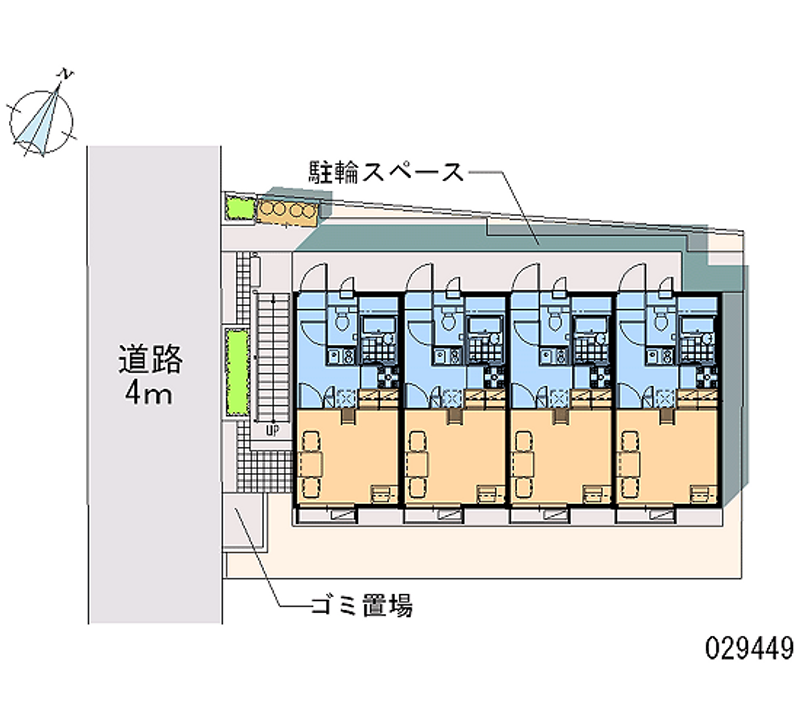 レオパレスアドミラブール 区画図