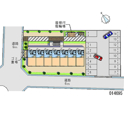 14695 Monthly parking lot