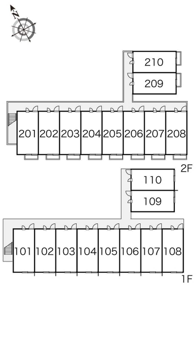 レオパレスセレブ 間取配置図