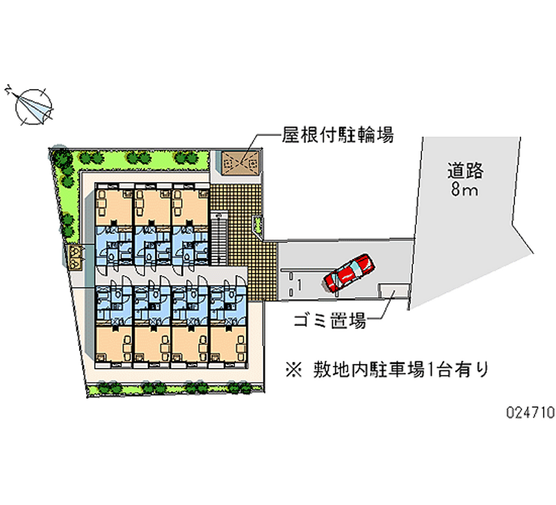 レオパレスフェニックス 区画図