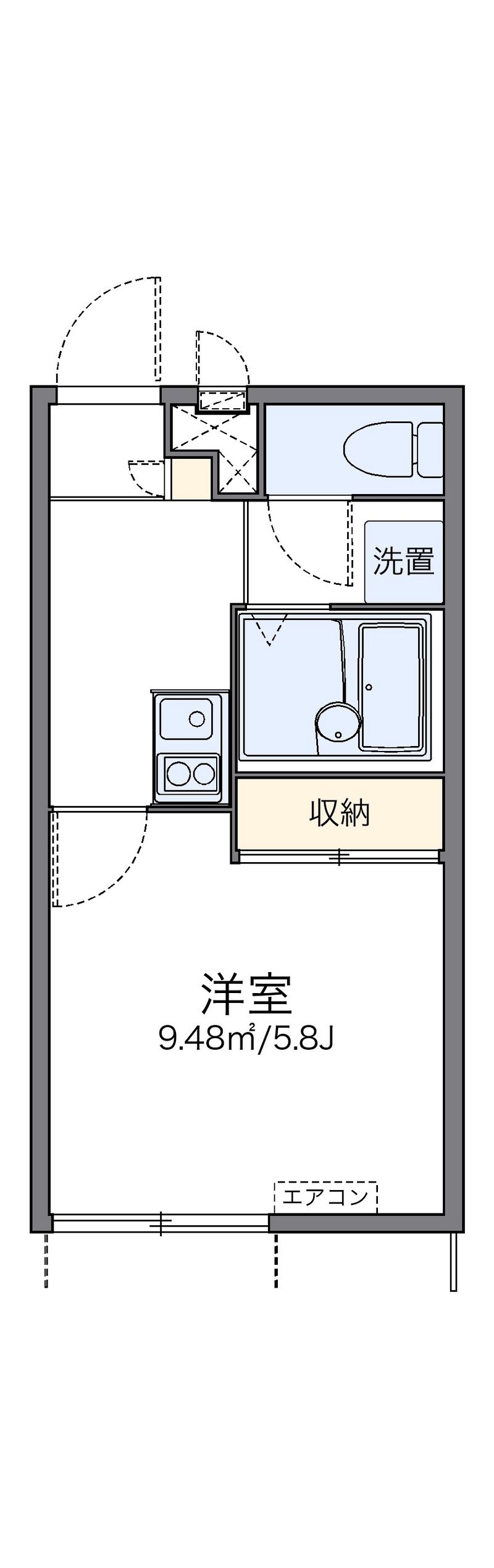 leopalace Minami Sakasai Floor plan
