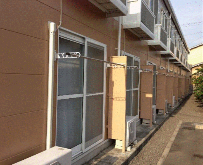 レオパレスクレール バルコニー