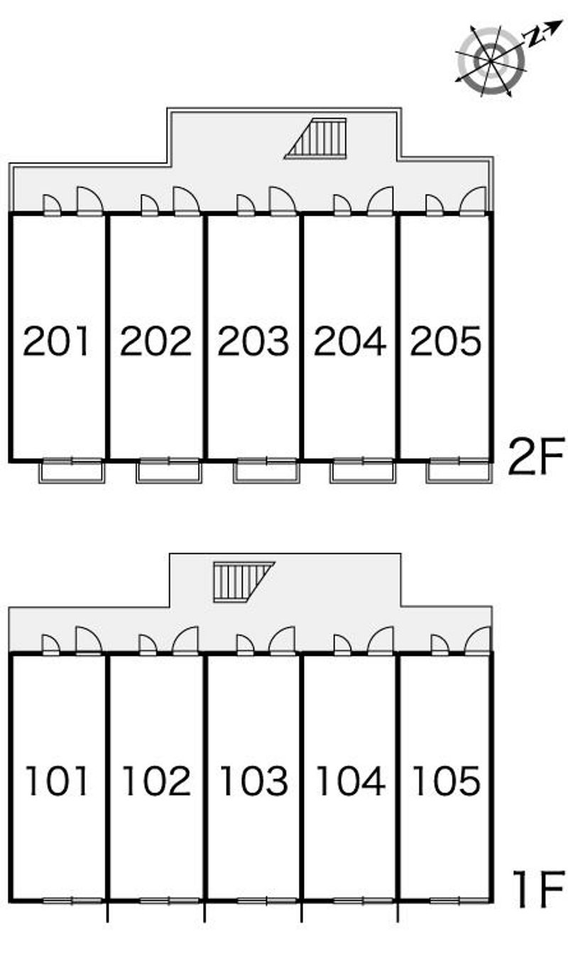 レオパレス吹上 間取配置図