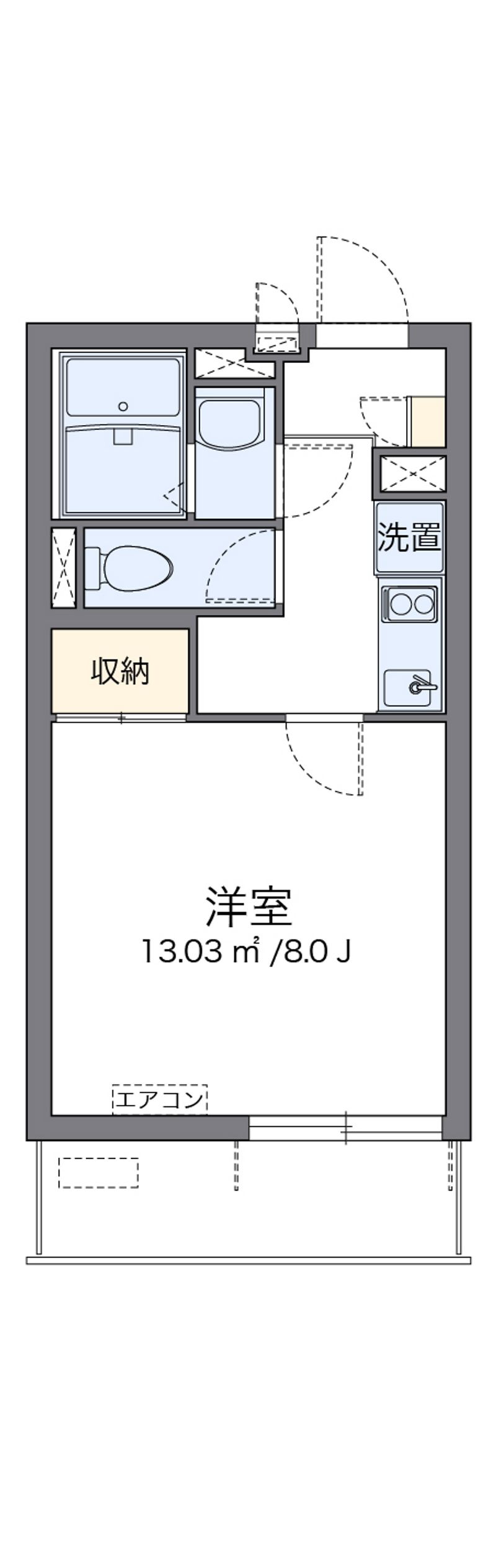 クレイノぬくもり 間取図