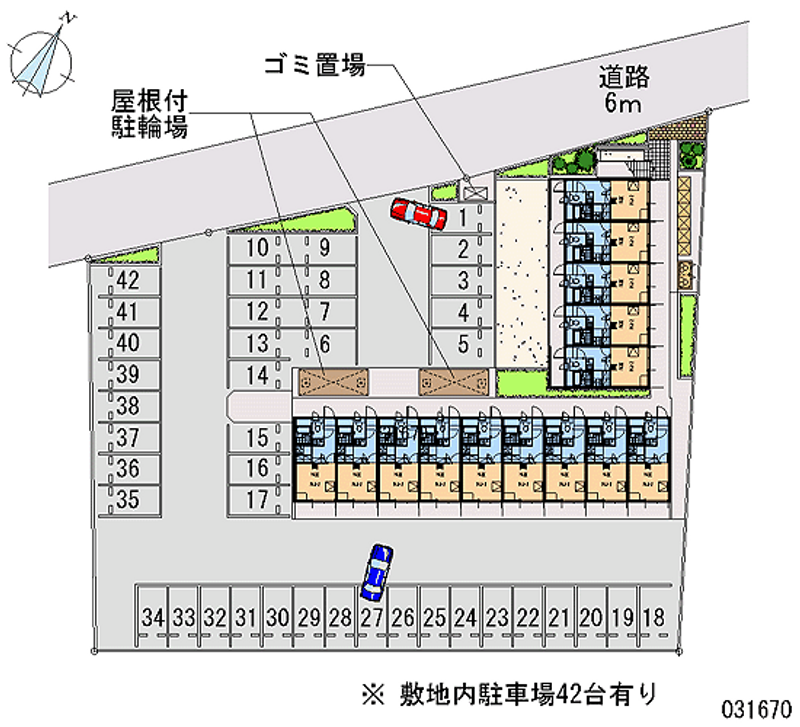 レオパレスＰＲＩＤＥ　０７ 月極駐車場