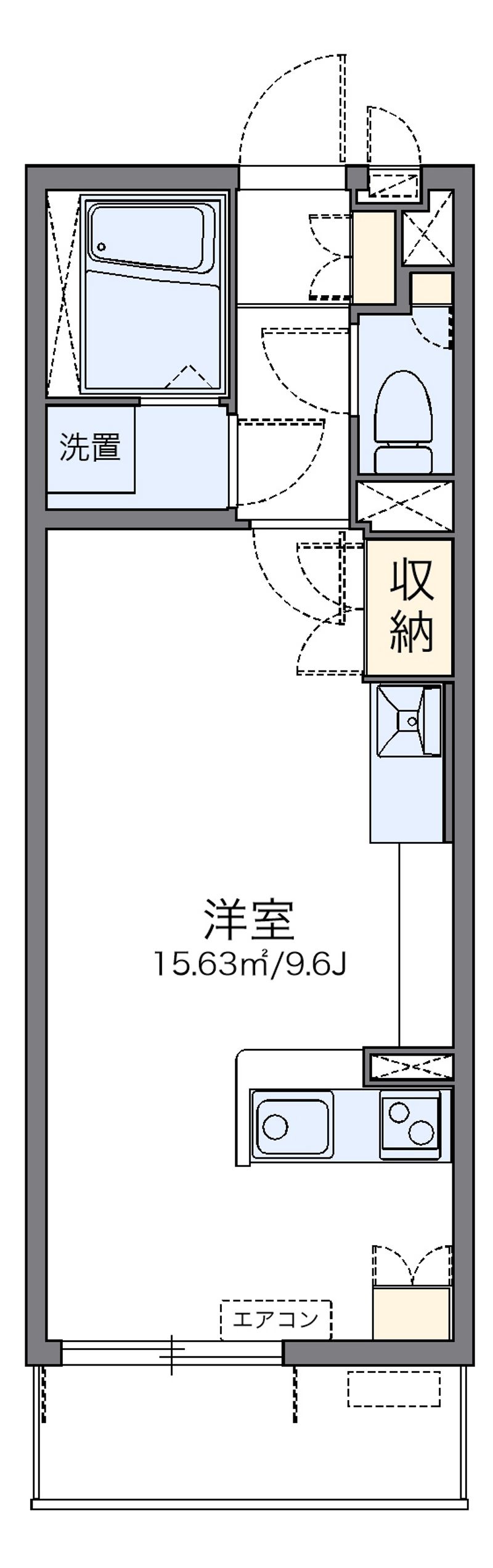レオネクストＨＯＰＥ　勝富 間取図