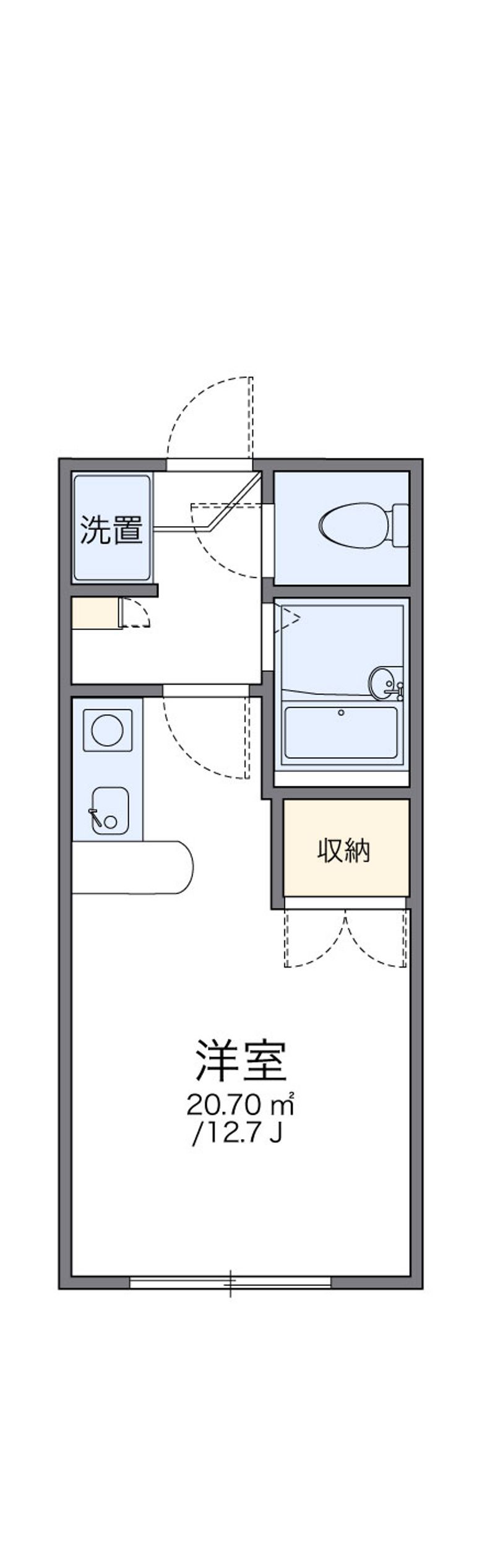 レオパレスアイビーＪコトニ 間取図