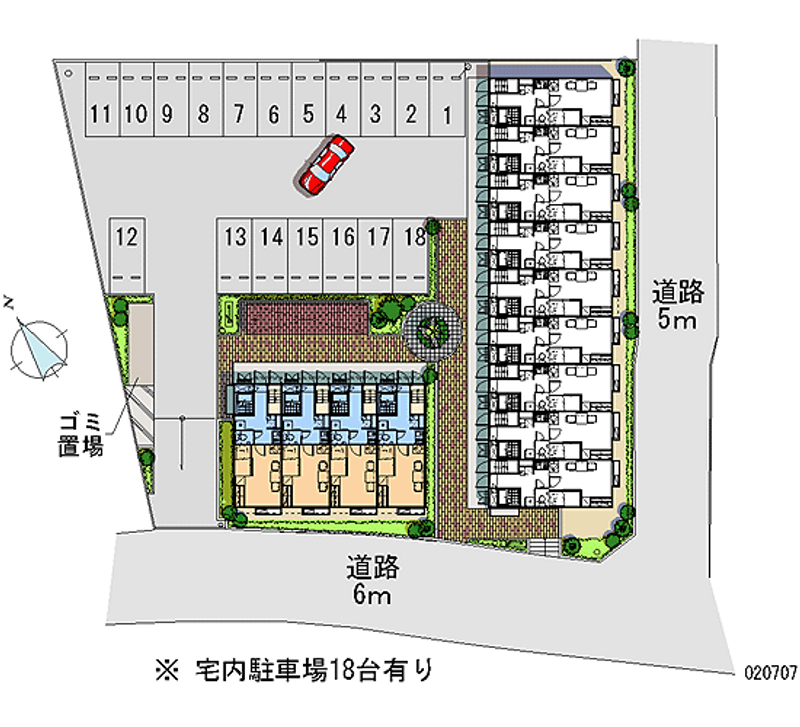 20707月租停車場