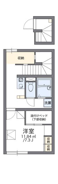 レオパレスミューセントＭＡＹＵ 間取り図