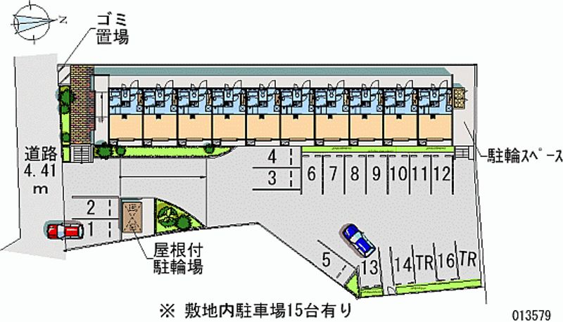 レオパレスカンフォーラ 月極駐車場