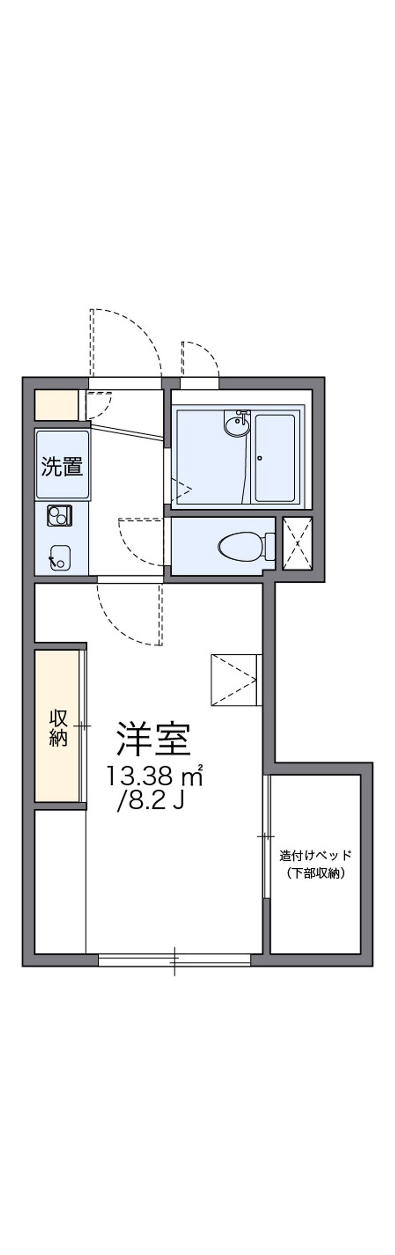 レオパレスレインボー 間取図