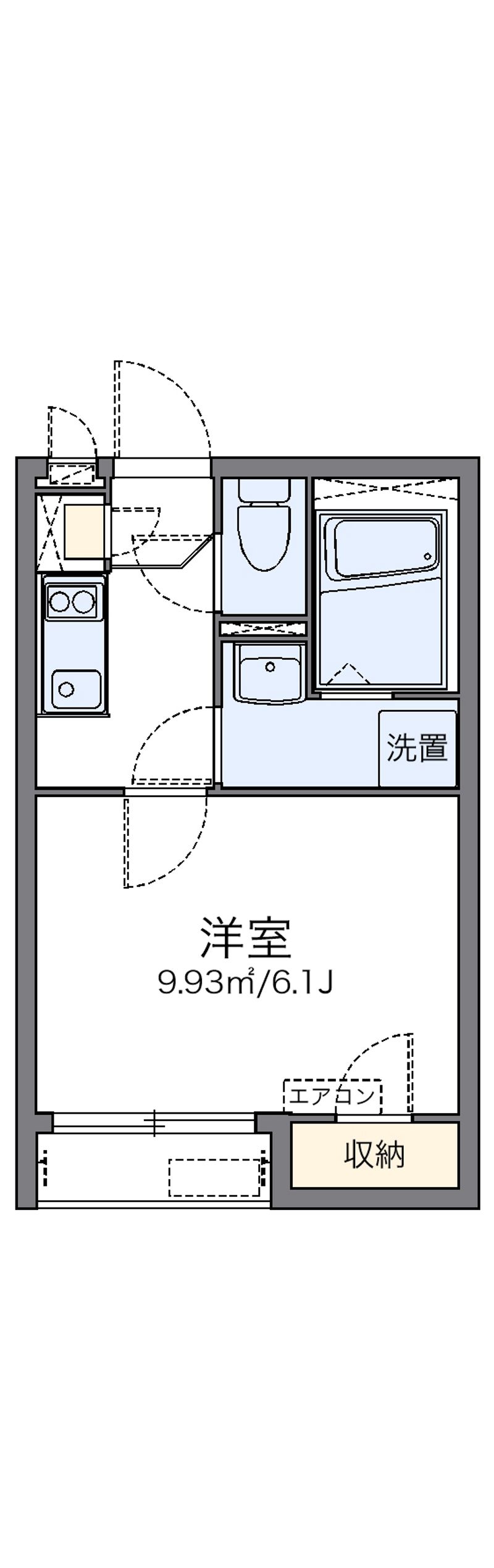 レオネクストＮ＆Ｍ　Ｒｏｓｅ 間取図