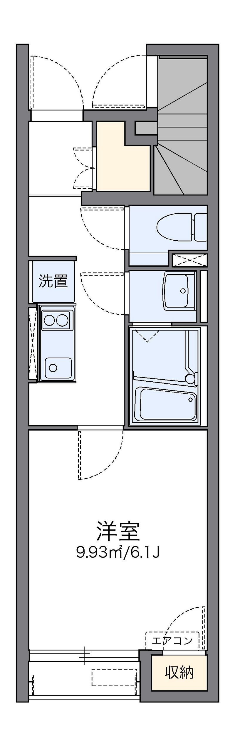 レオネクストミモザ 間取図