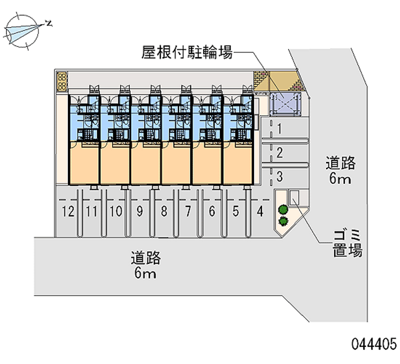 44405 bãi đậu xe hàng tháng