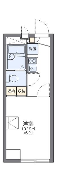 レオパレスルミエール 間取り図