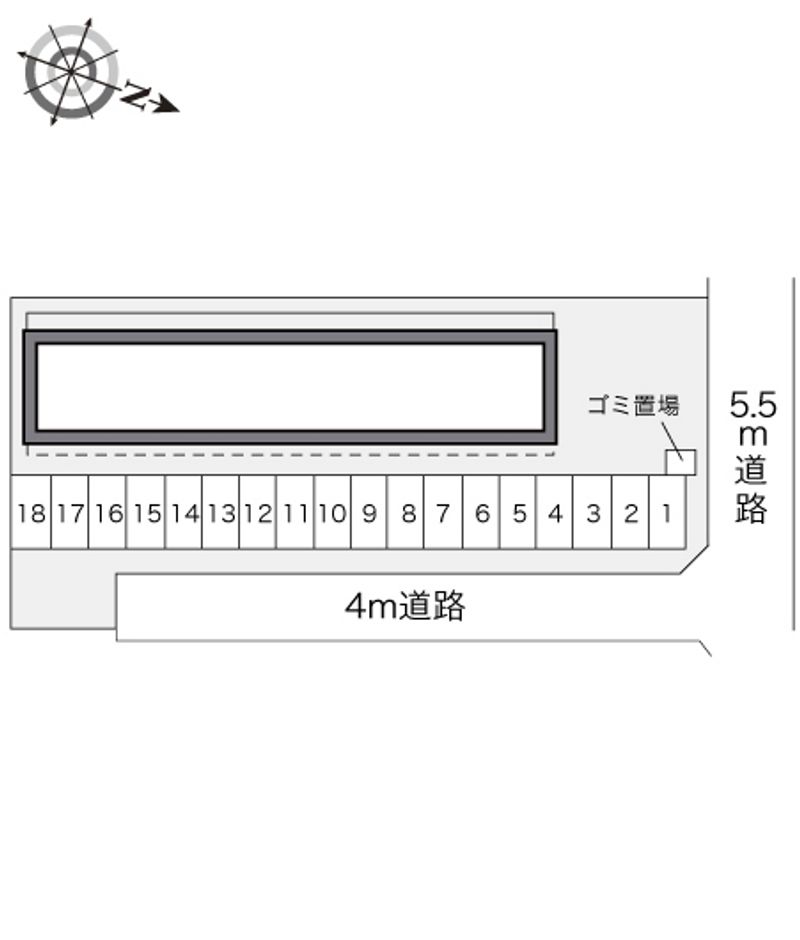 レオパレスヴェネツィア 駐車場