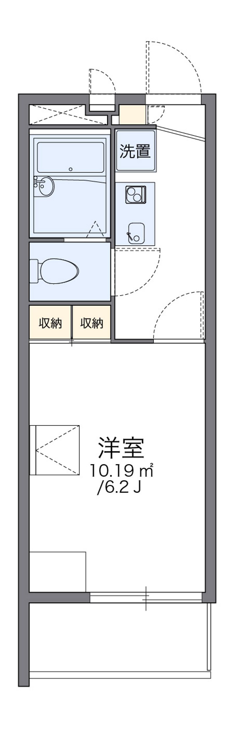 レオパレスコスモスⅡ 間取図